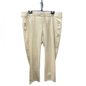 Travelers‎ by Chico's Tan Elastic waist with pockets Pants